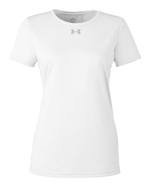 Under Armour 1376847 Women's Team Tech™ T-Shirt - White  Mod Grey
