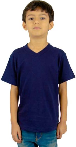 Shaka Wear SHVEEY Youth V-Neck T-Shirt - Navy