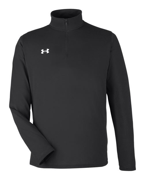Under Armour 1376844 Team Tech™ Quarter-Zip Pullover - Black  White