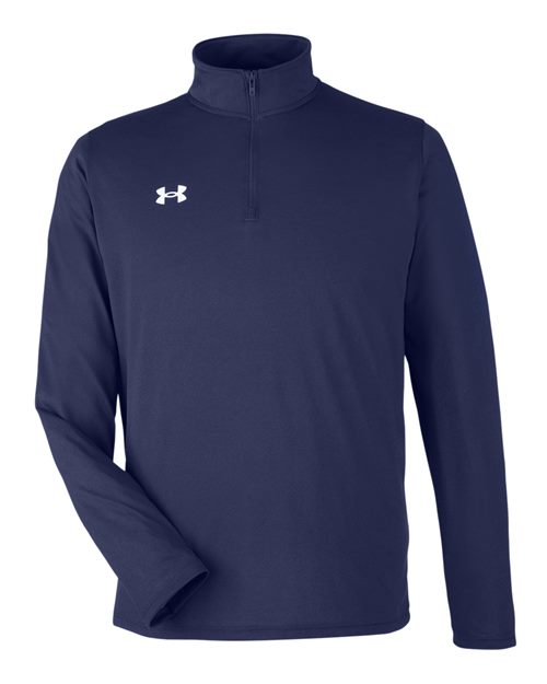 Under Armour 1376844 Team Tech™ Quarter-Zip Pullover - Midnight Navy  White