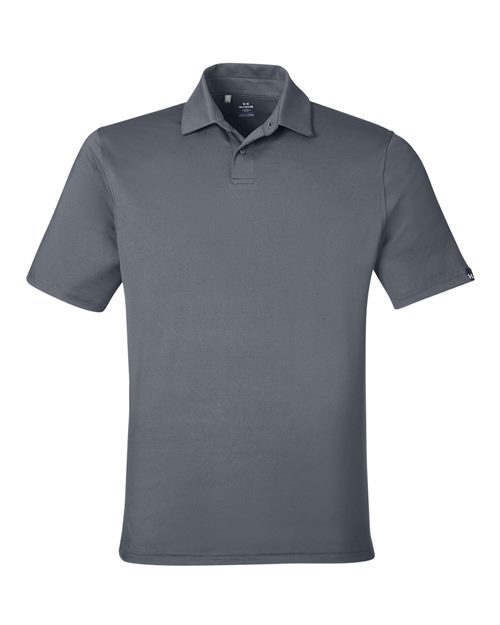 Under Armour 1383255 Recycled Polo - Castlerock  White