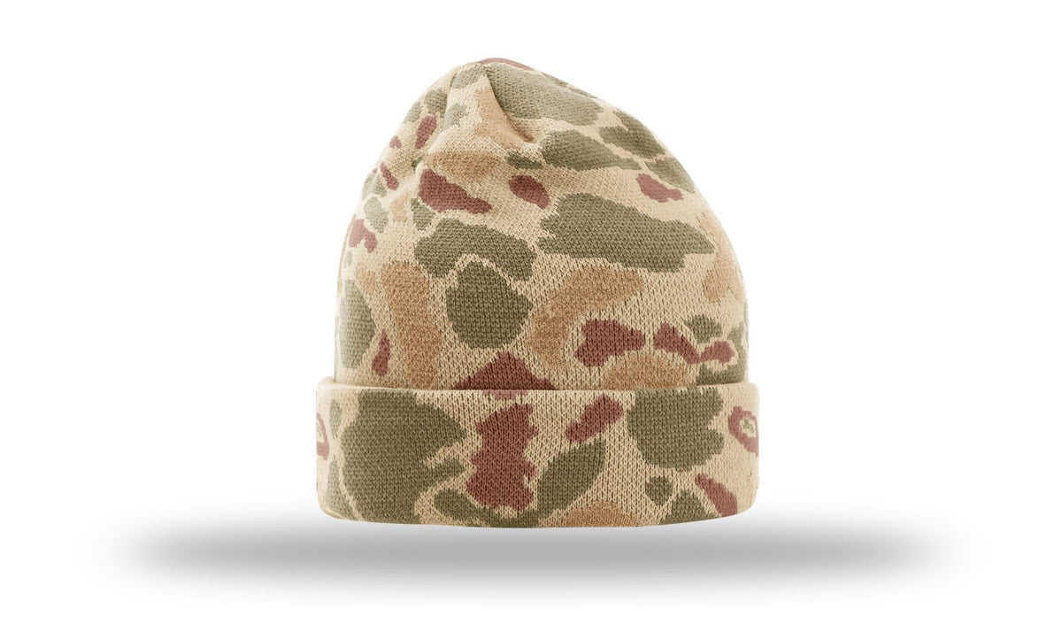 Richardson 126 Duck Camo Beanie - Harvest Duck Camo - opposite side view