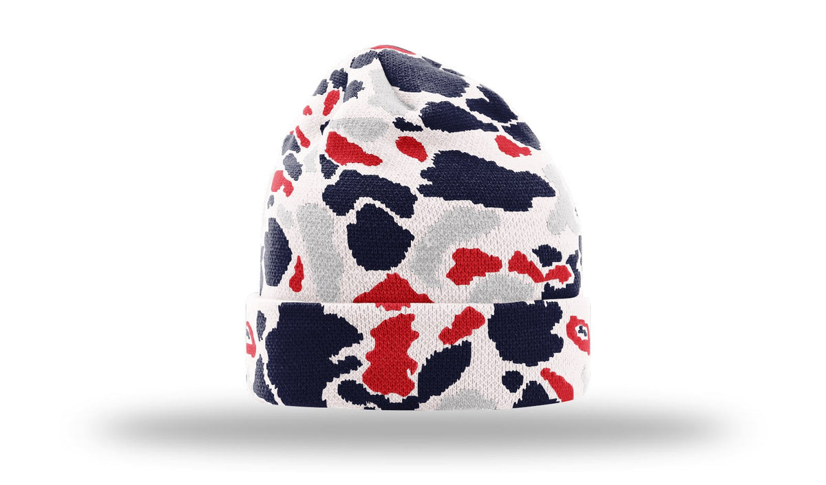 Richardson 126 Duck Camo Beanie - Americana Duck Camo - opposite side view