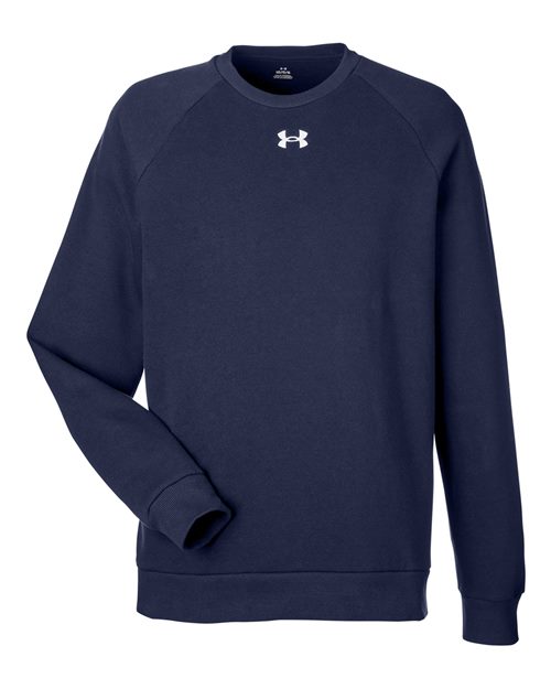 Under Armour 1379755 Rival Fleece Sweatshirt - Midnight Navy  White