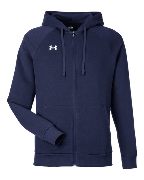 Under Armour 1379767 Rival Fleece Full-Zip - Midnight Navy  White