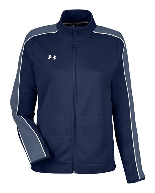 Under Armour 1383272 Women's Command Full-Zip - Midnight Navy  White