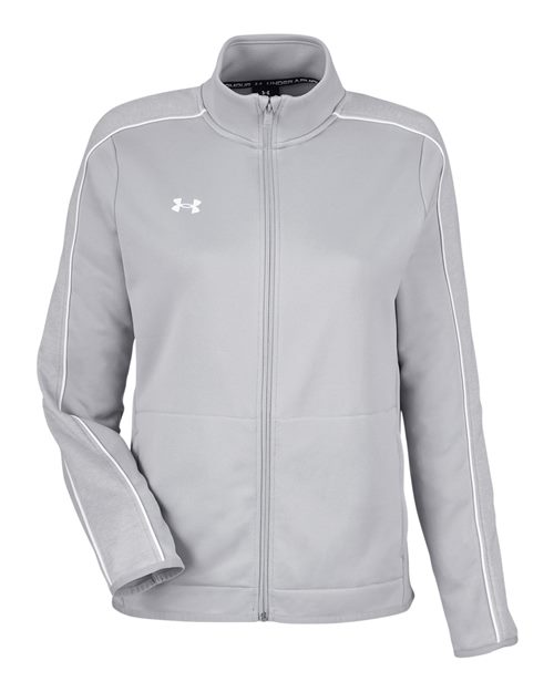 Under Armour 1383272 Women's Command Full-Zip - Mod Grey  White