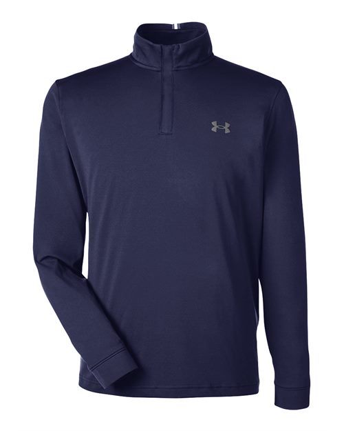 Under Armour 1370155 Playoff Quarter-Zip Pullover - Midnight Navy  Pitch Grey