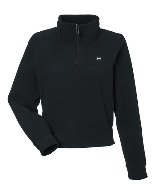 Under Armour 1387024 Women's Expanse Fleece Half-Zip - Black  Black