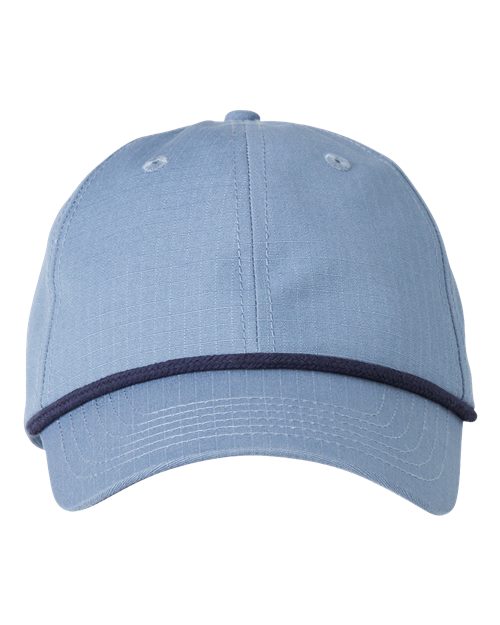 Big Accessories BA640 Lariat Cap - Slate Blue  Navy Rope