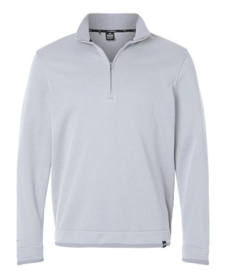 Under Armour 1383256 Storm Sweater Fleece Quarter-Zip Pullover - Steel  White