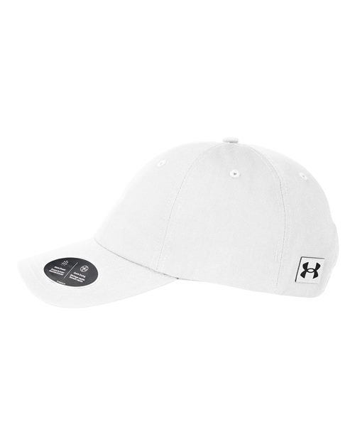 Under Armour 1369785 Team Chino Cap - White  White  Black