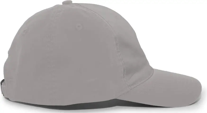 Pacific Headwear V57 Vintage Cotton Buckle Back Cap - Silver - Light Gray / 7’’ - 7 7/8’’