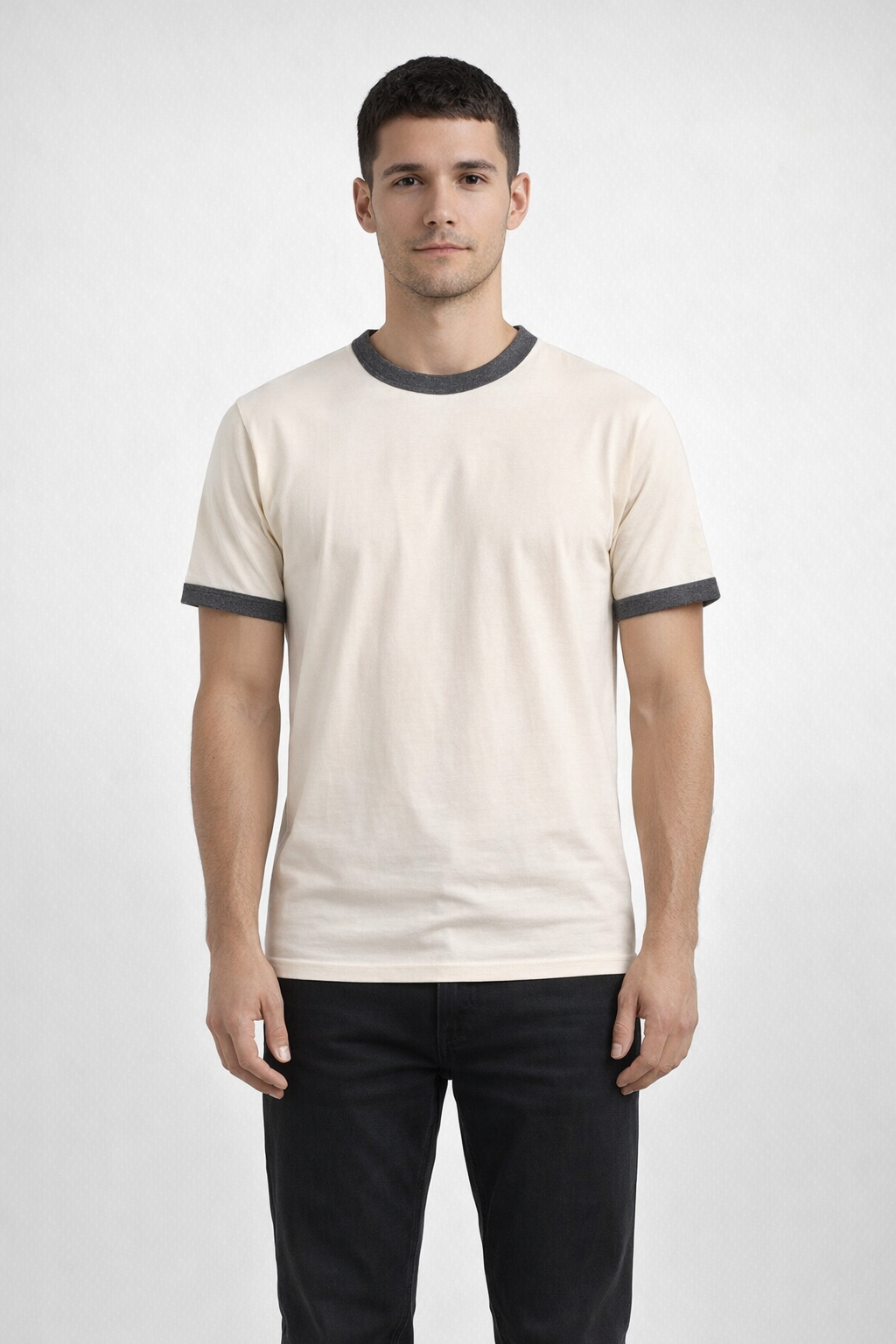 Charcoal RINGER TEE