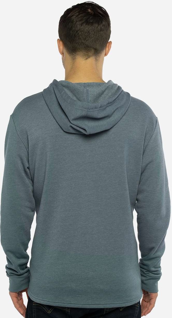 Next Level 9300 Malibu Welt Pocket Hoodie - Heather Slate Blue