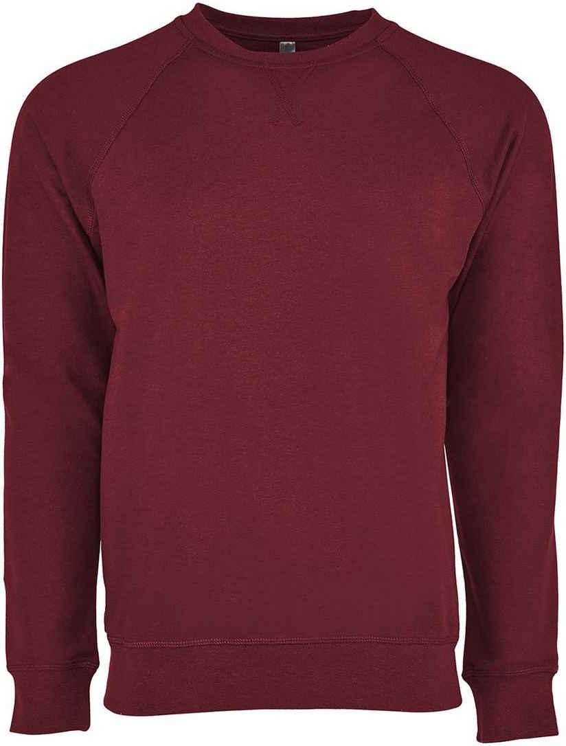 Next Level 9000 Laguna Raglan Sweatshirt - Cardinal