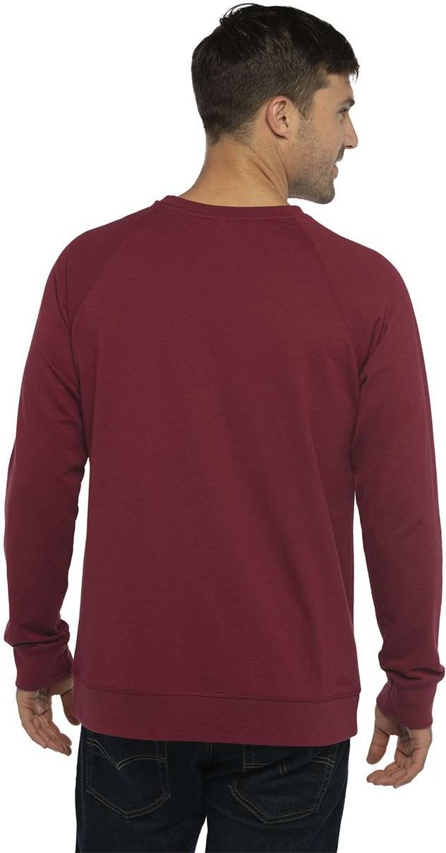 Next Level 9000 Laguna Raglan Sweatshirt - Cardinal
