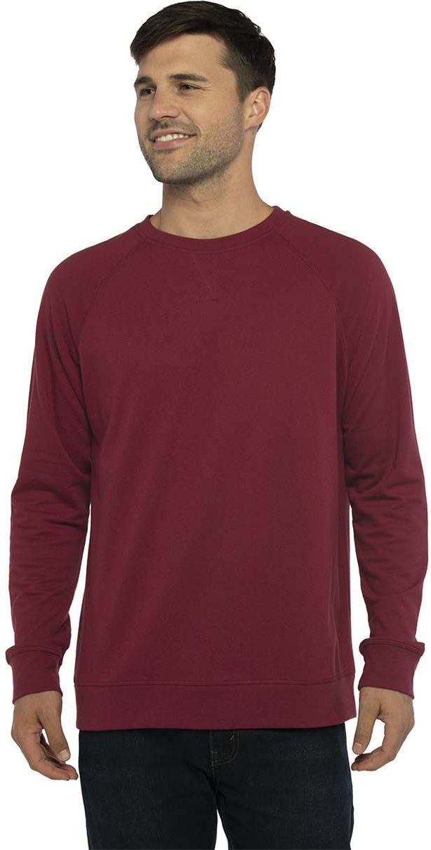 Next Level 9000 Laguna Raglan Sweatshirt - Cardinal