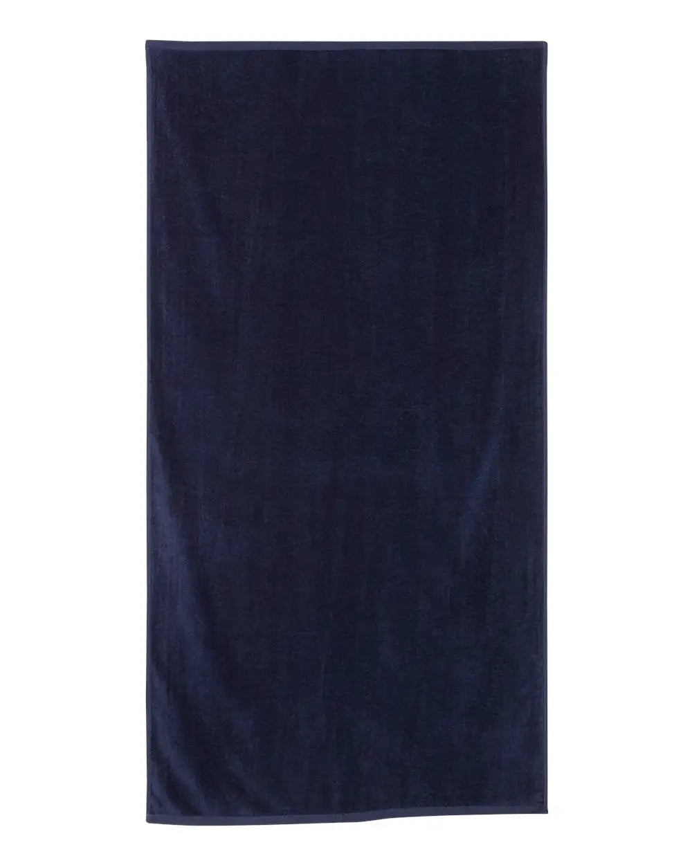 Q-tees Qv3060 Velour Beach Towel - Navy - one Size Fits Most