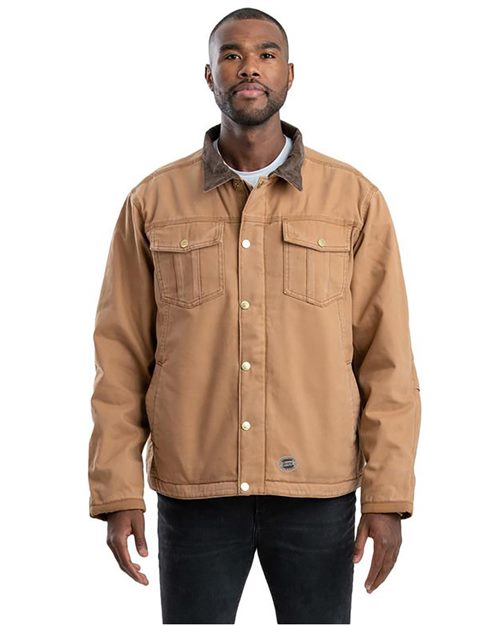 Berne Apparel J58 Vintage Washed Sherpa-Lined Work Jacket