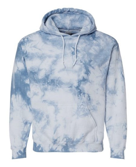 Colortone 8790 Crystal Wash Hooded Sweatshirt - Crystal Ice Blue
