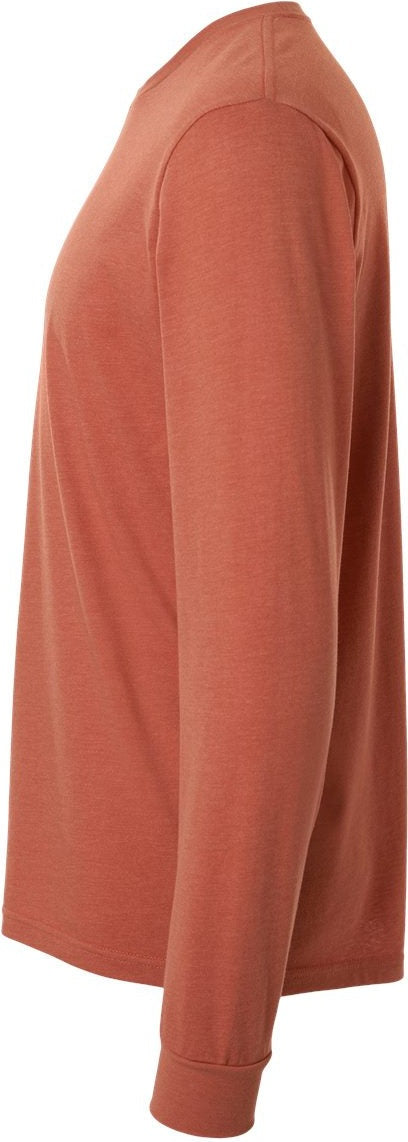 Next Level 6211 CVC Long Sleeve T-Shirt - Heather Redwood