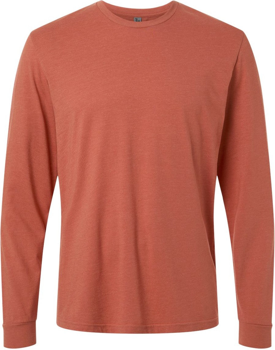 Next Level 6211 CVC Long Sleeve T-Shirt - Heather Redwood