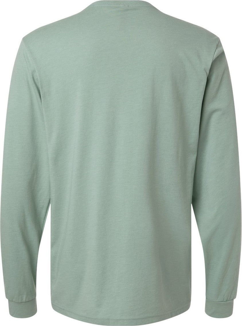 Next Level 6211 CVC Long Sleeve T-Shirt - Heather Seafoam