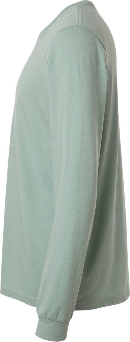 Next Level 6211 CVC Long Sleeve T-Shirt - Heather Seafoam