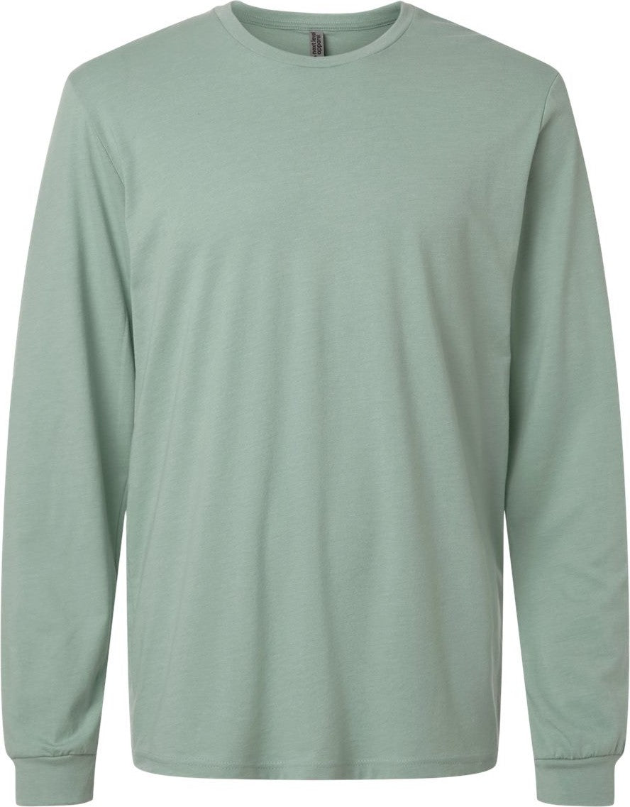 Next Level 6211 CVC Long Sleeve T-Shirt - Heather Seafoam