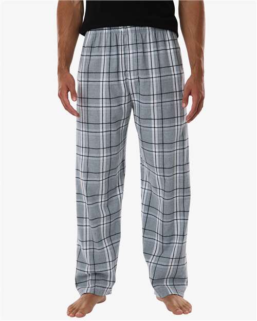 Boxercraft BM6624 Harley Flannel Pants - Oxford Carnegie Plaid