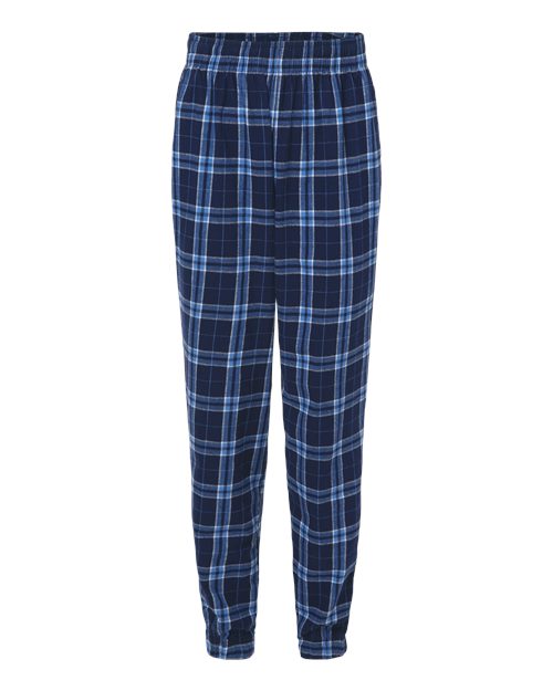 Boxercraft BM6625 Flannel Joggers - Navy  Columbia Plaid