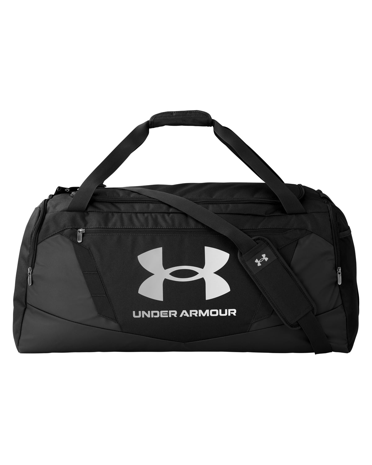 Under Armour 1369224 Undeniable 5.0 LG Duffle Bag - Black  Metallic Silver