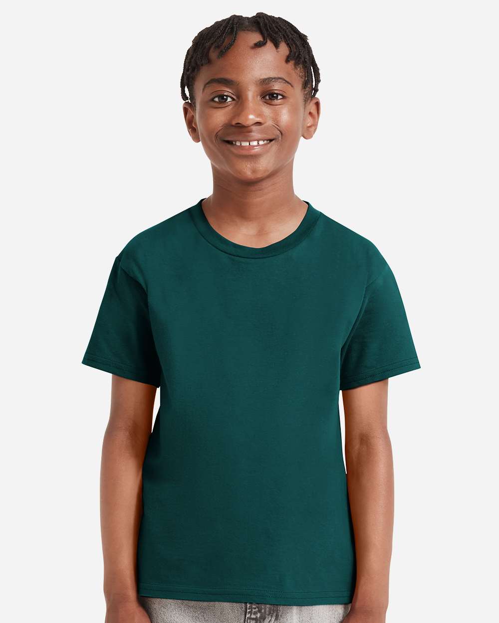 Gildan 64000B Softstyle® Youth T-Shirt - Fan Marine Green