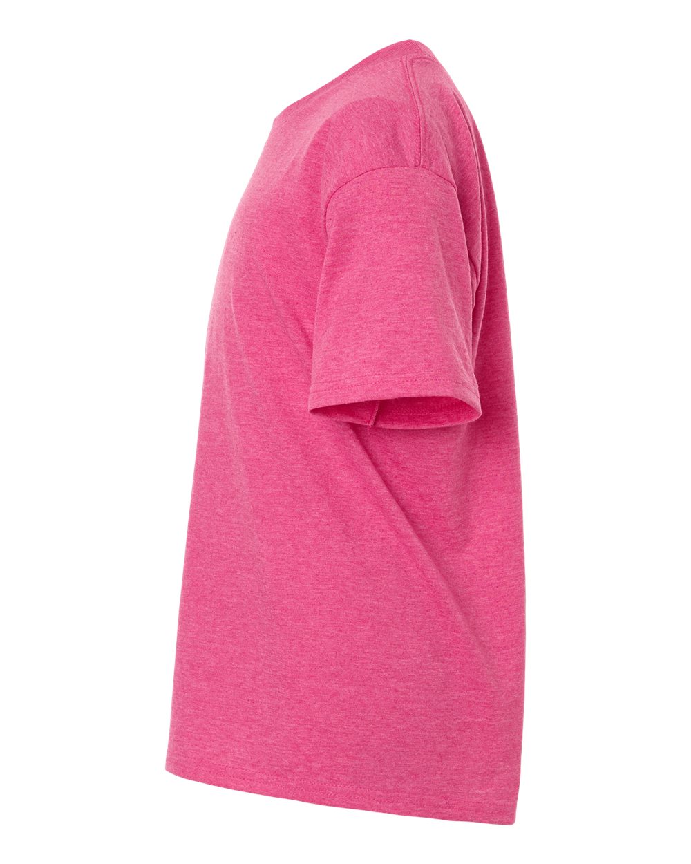 Gildan 64000B Softstyle® Youth T-Shirt - Heather Heliconia (view 3)
