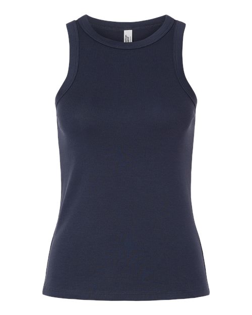 American Apparel BR2101 Women's Baby Rib Tank - Navy