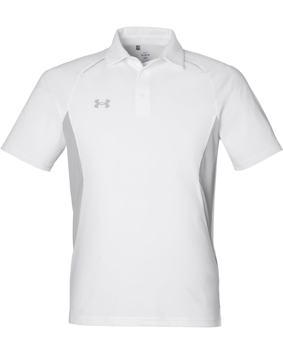 Under Armour 1383263 Title Polo 2.0 - White  Mod Grey