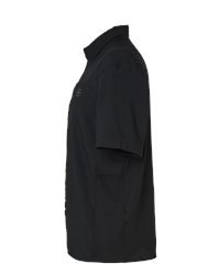 Under Armour 1383571 Men's Fish Pro Hybrid Woven Short Sleeve Shirt - Black/Castlerock - detail