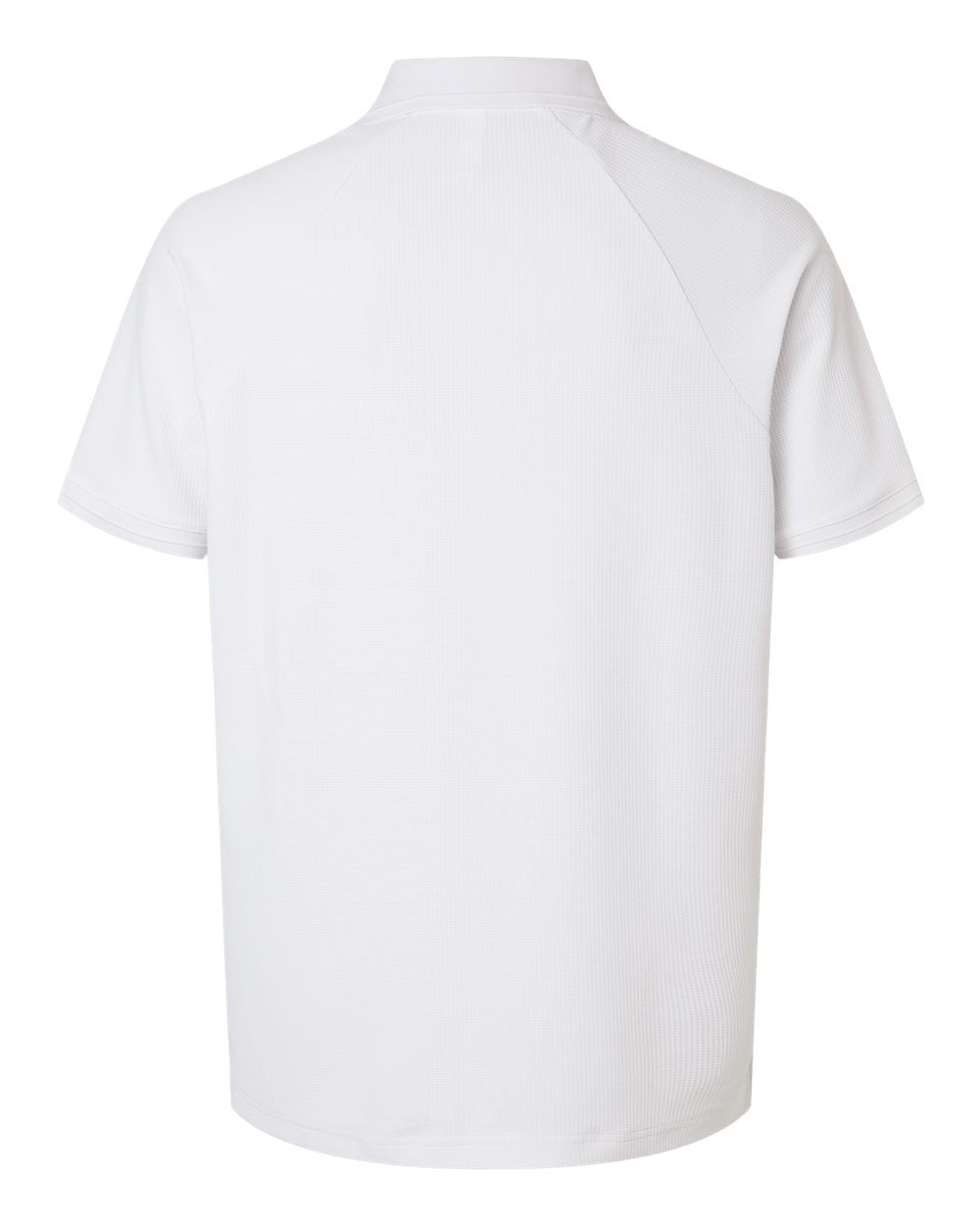 Team 365 TT130 Men's Topspin Stretch Grid Textured Polo - White (view 2)