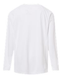 HUK H712L004 Youth Pursuit Long Sleeve T-Shirt - White - back