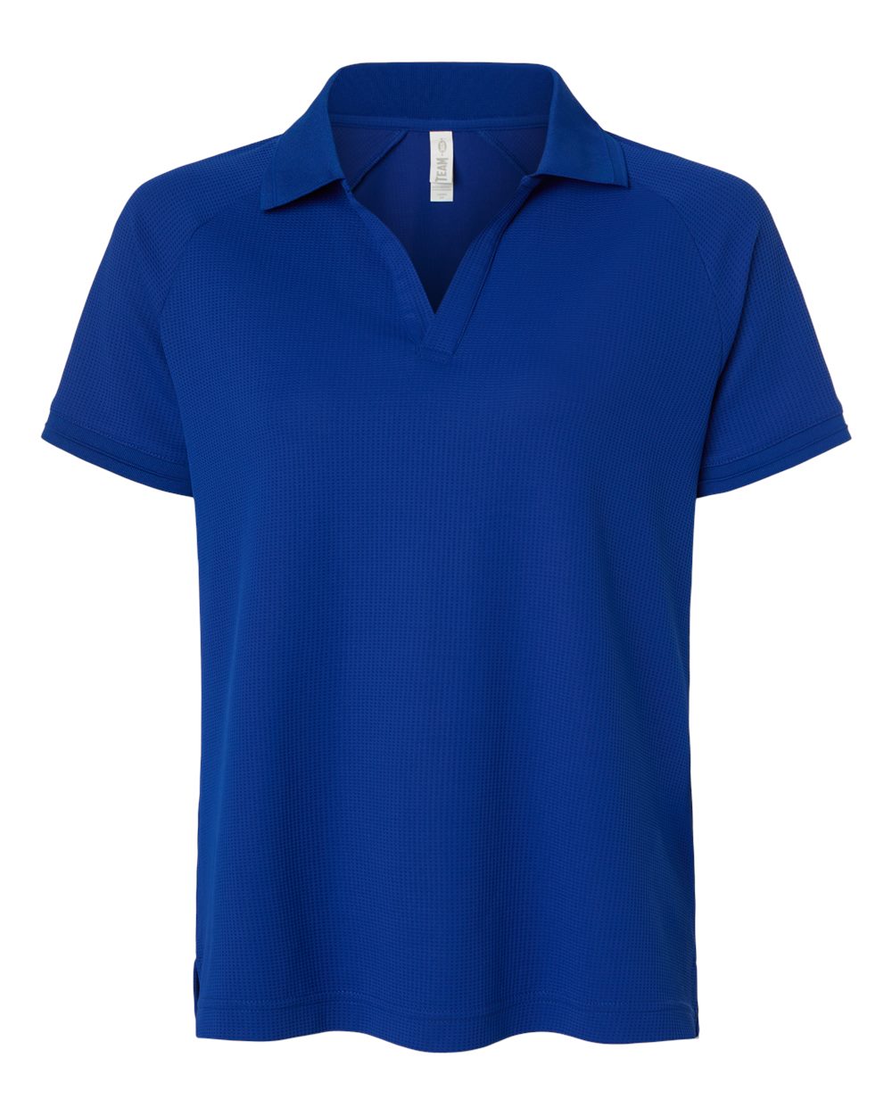 Team 365 TT130W Women's Topspin Stretch Grid Textured Polo - Sport Royal