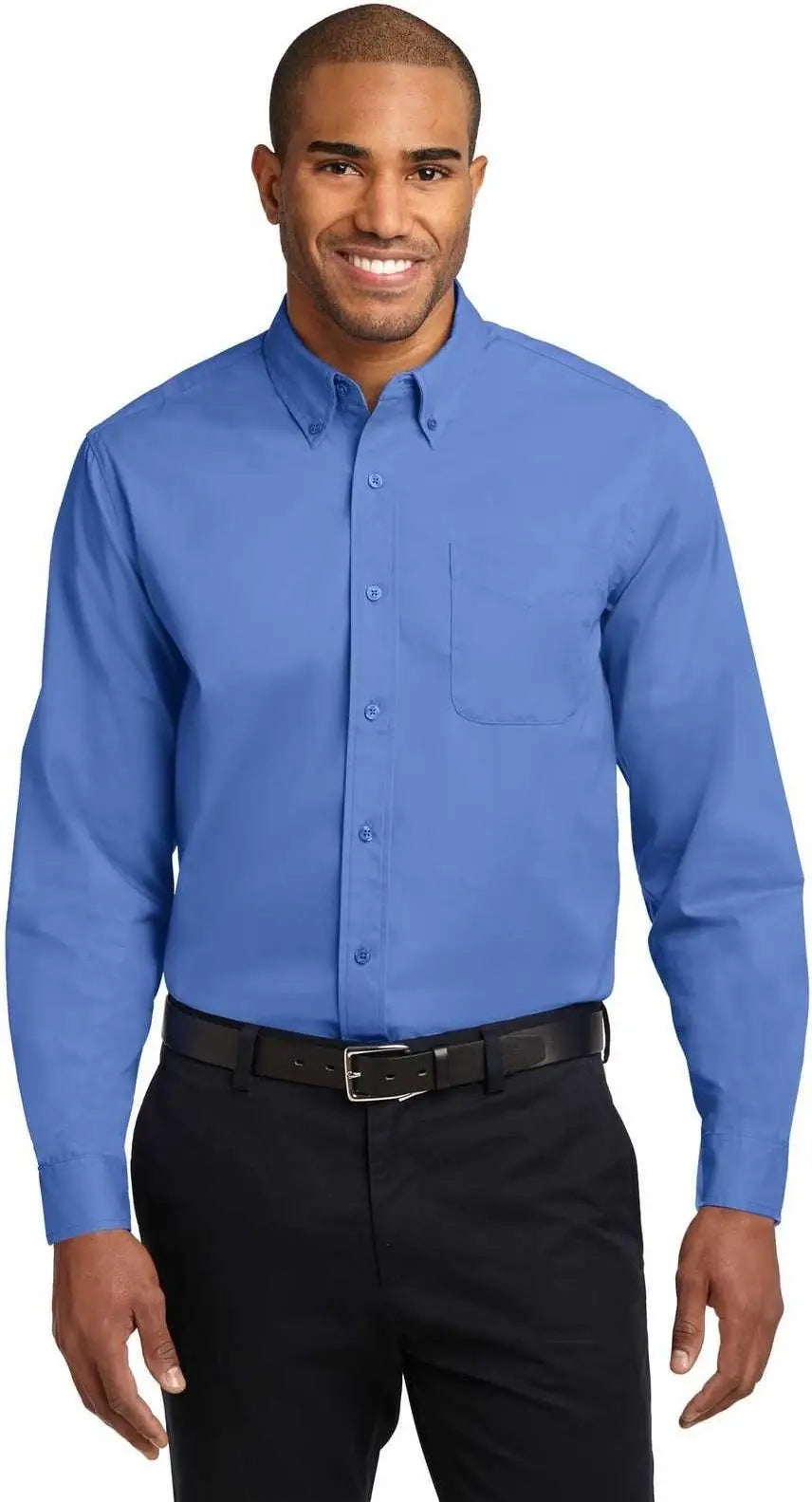 Port Authority S608 Long Sleeve Easy Care Shirt - Ultramarine Blue