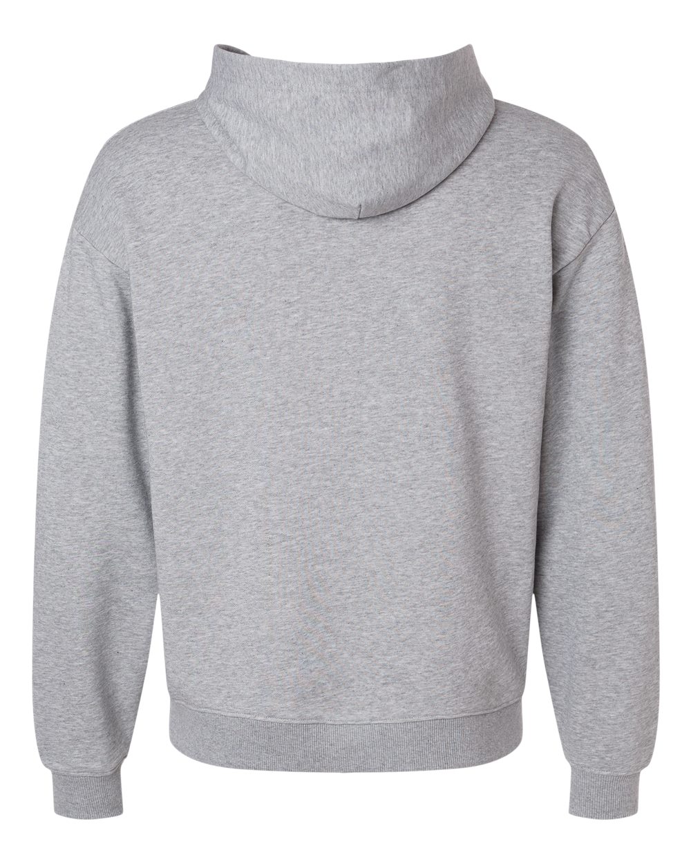 American Apparel FT498 Unisex French Terry Hoodie Sweatshirt - Heather Grey