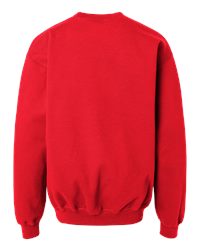 Gildan SF000B Youth Crewneck Sweatshirt - Red - back