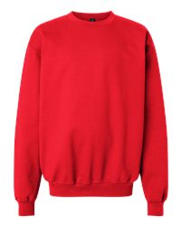 Gildan SF000B Youth Crewneck Sweatshirt - Red - front