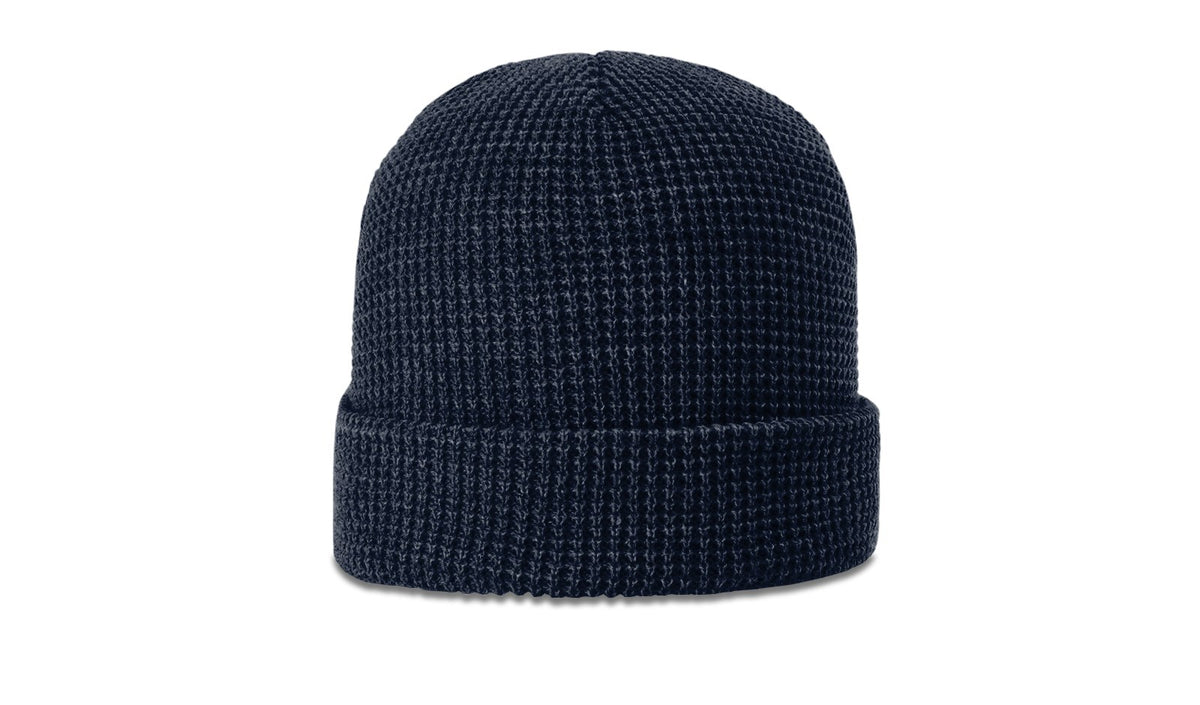 Richardson 146 Waffle Knit Beanie with Cuff - Navy