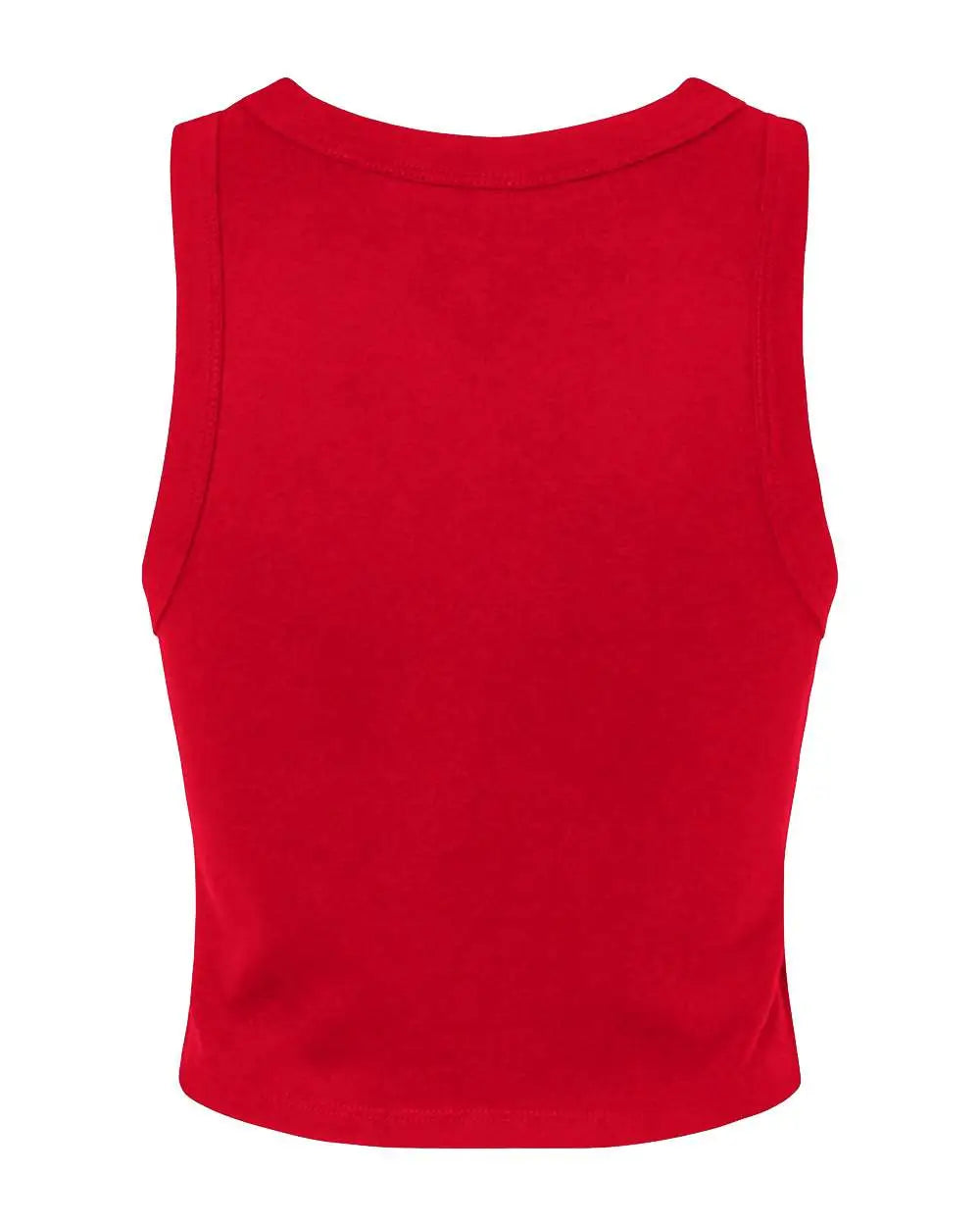Bella + Canvas 1019 Women’s Micro Rib Racer Tank - Solid Red Blend - Xs