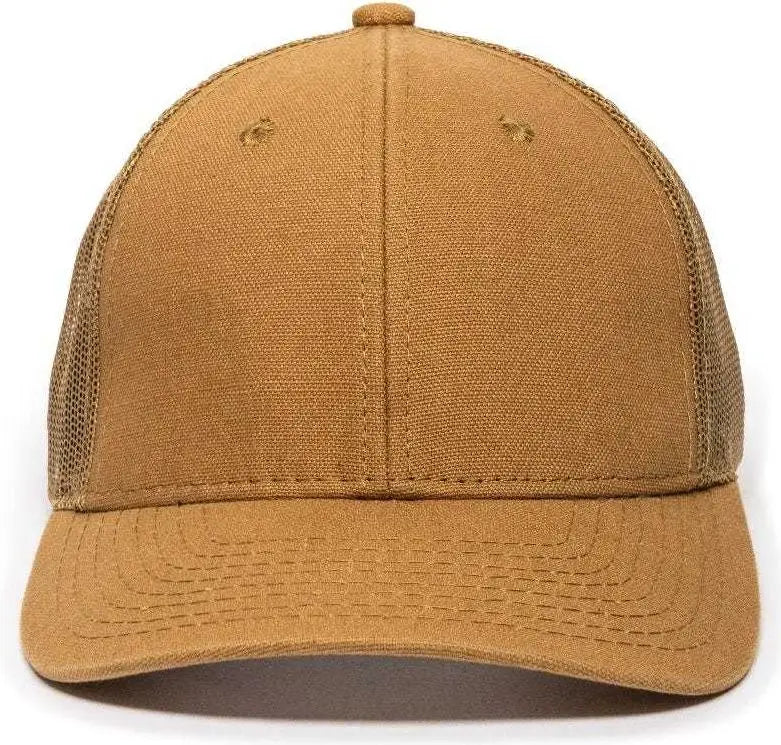 Oc Sports Duk-800m Adjustable Mesh Back Cap - Duk Brown - 6 7/8’’ - 7 1/2’’