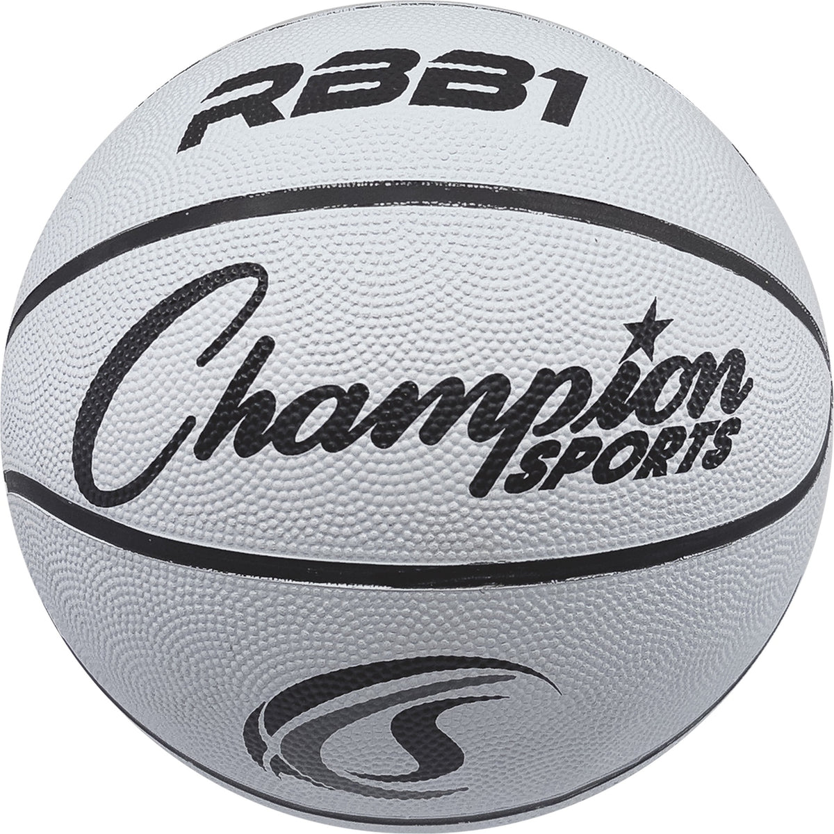 Champion Sports RBB1 Size 7 Rubber Basketball - Ea