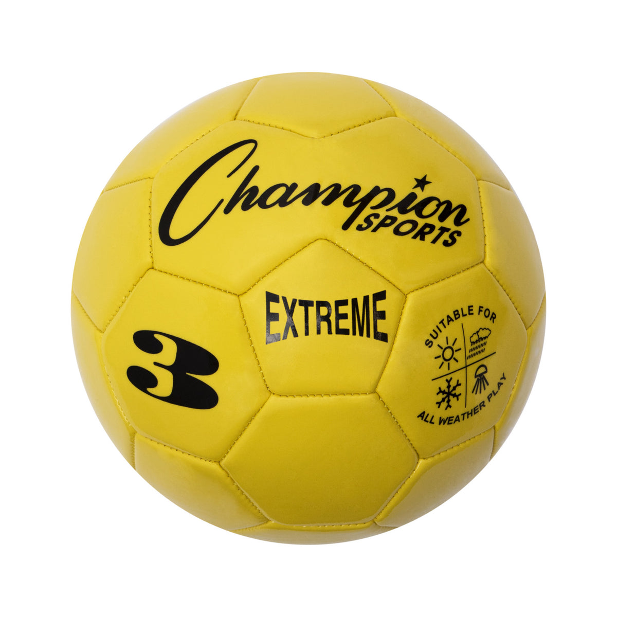 Champion Sports EX3 Extreme Soccer Ball Size 3 - Ea